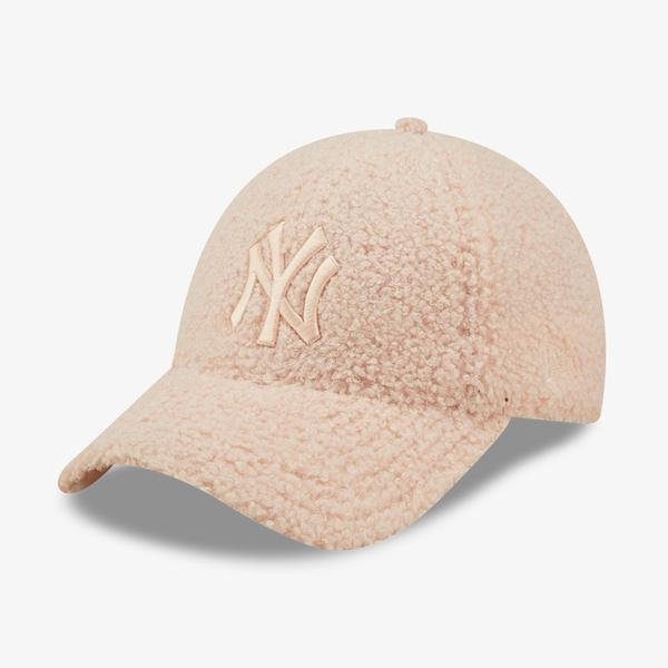 New Era New York Yankees Borg 9FORTY Kadın Pembe Şapka