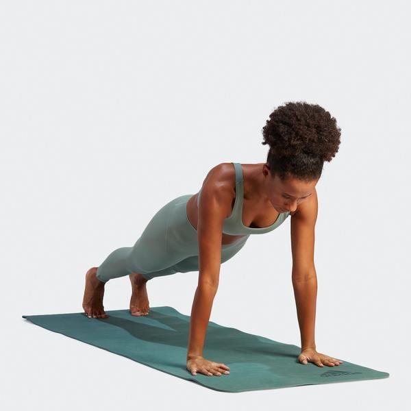 adidas Yoga Studio Luxe Light-Support 7/8 Kadın Yeşil Tayt_1