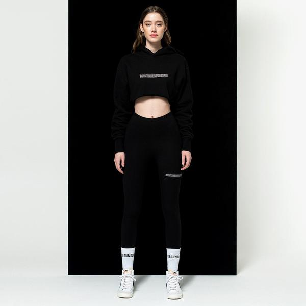 Soon To Be Announced Logo Leggings Kadın Siyah Tayt