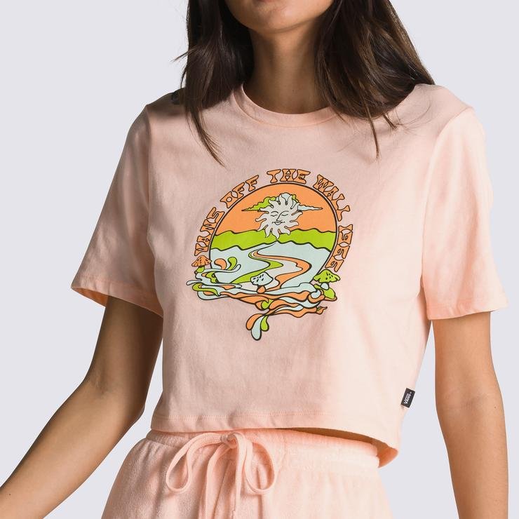 Vans Resort Mix Tropical Peach Kadın Pembe T-Shirt