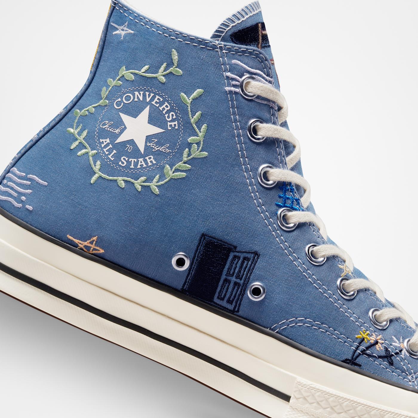 Converse Chuck 70 Embroidery Unisex Mavi Sneaker_7