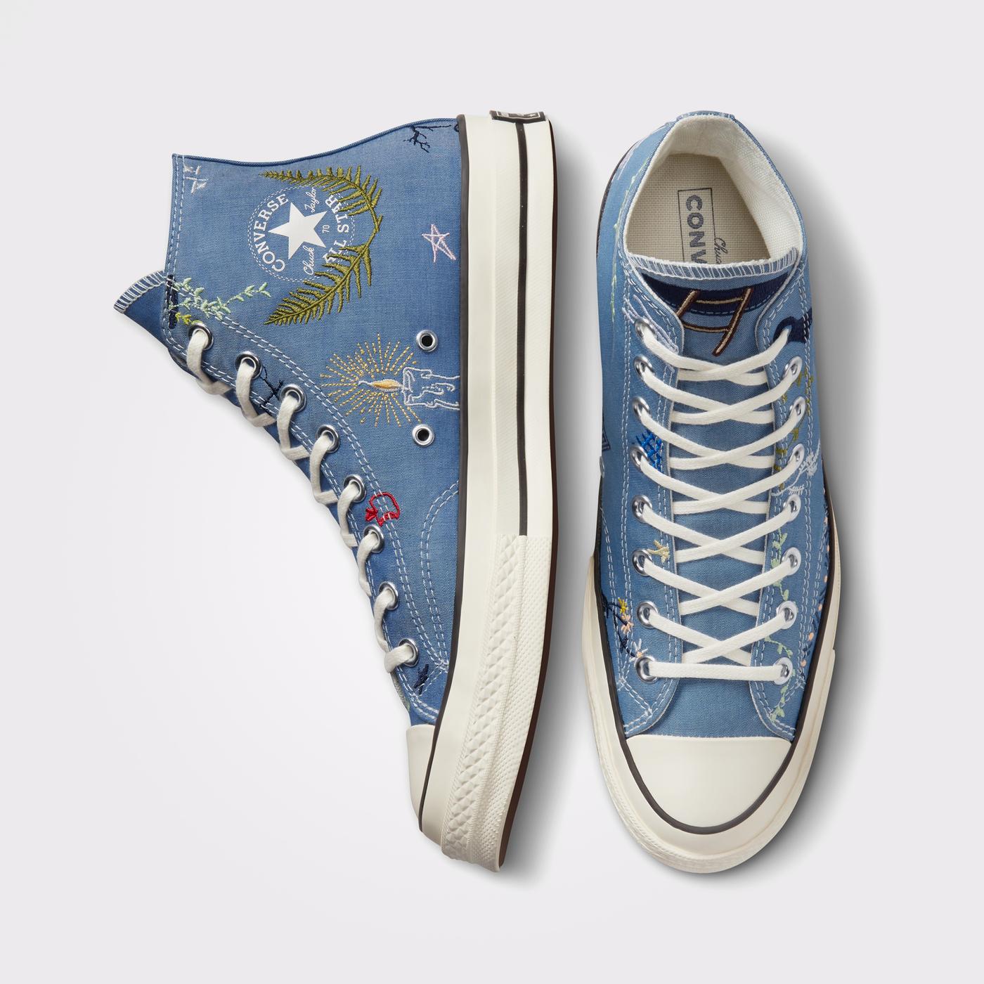 Converse Chuck 70 Embroidery Unisex Mavi Sneaker_4
