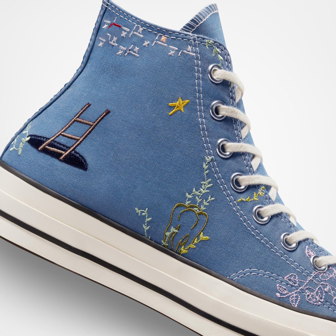 Converse Chuck 70 Embroidery Unisex Mavi Sneaker_6