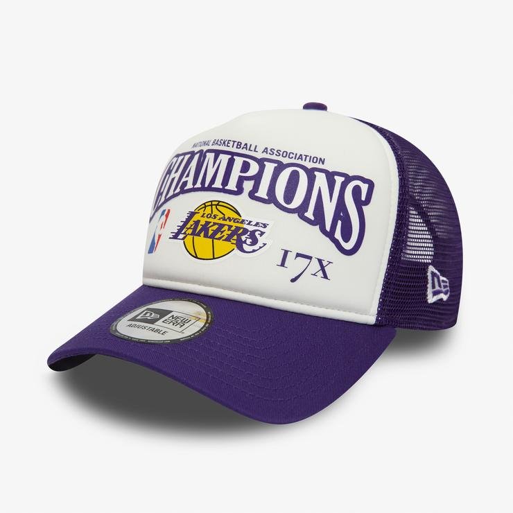 New Era League Champions Los Angeles Lakers Trucker Unisex Mor Şapka