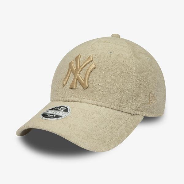 New Era New York Yankees Stnstn Kadın Krem Şapka